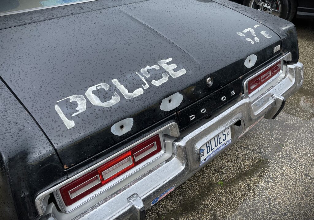 1974 Dodge Monaco Bluesmobile Replica, trunk lid