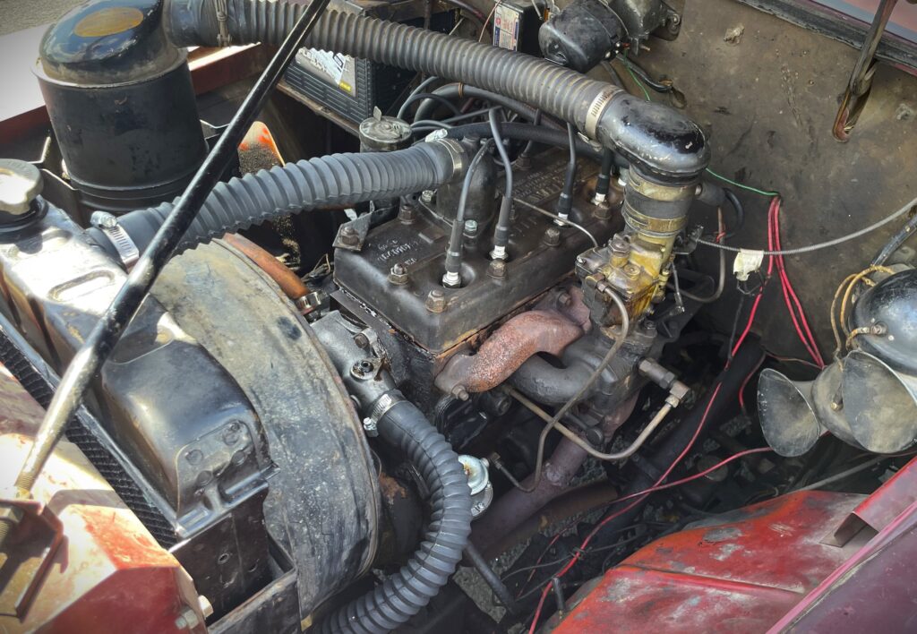 1949 Willys Jeepster flathead engine