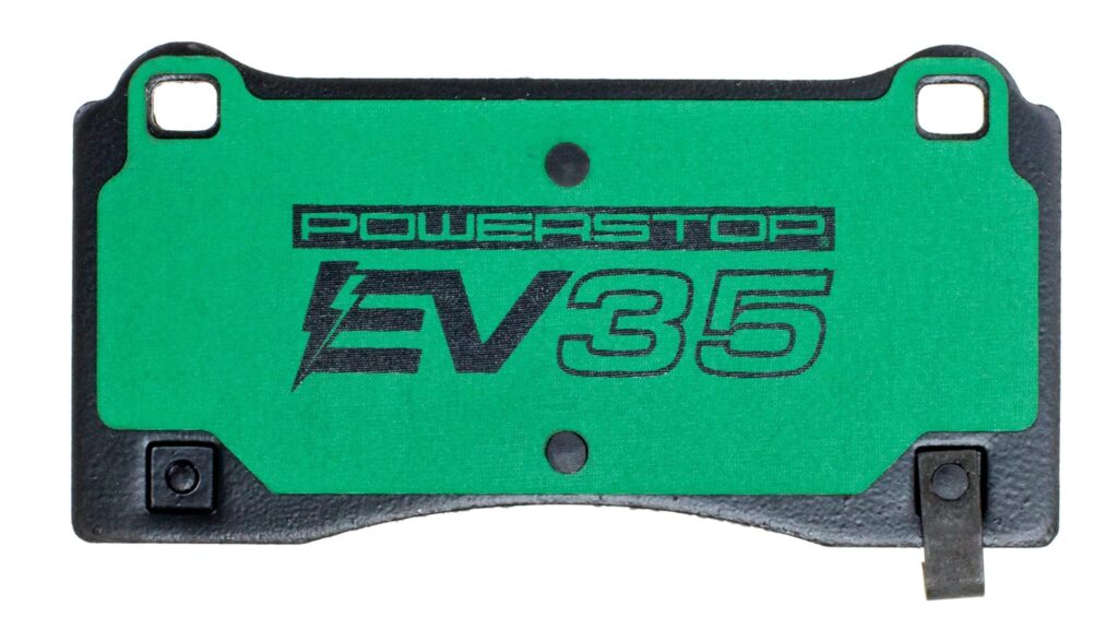 powerstop ev35 brake pad shim back