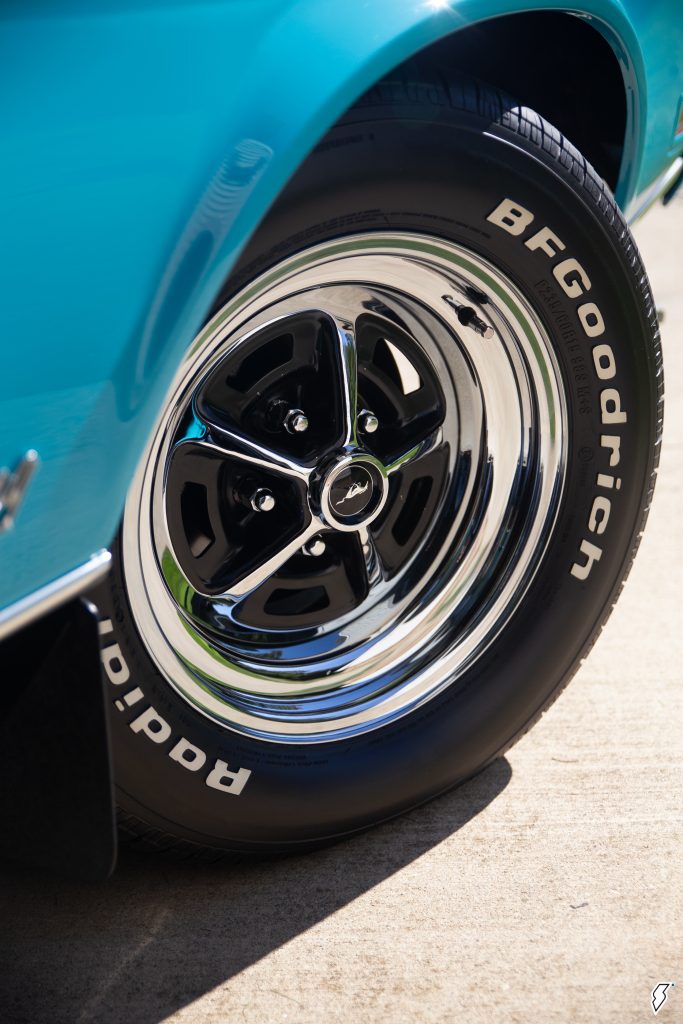 BFG tire on a 1973 Ford Mustang Grande