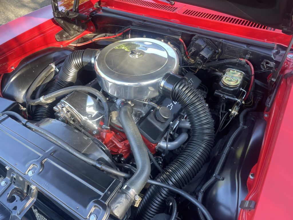1971 Chevy Rally Nova engine bay